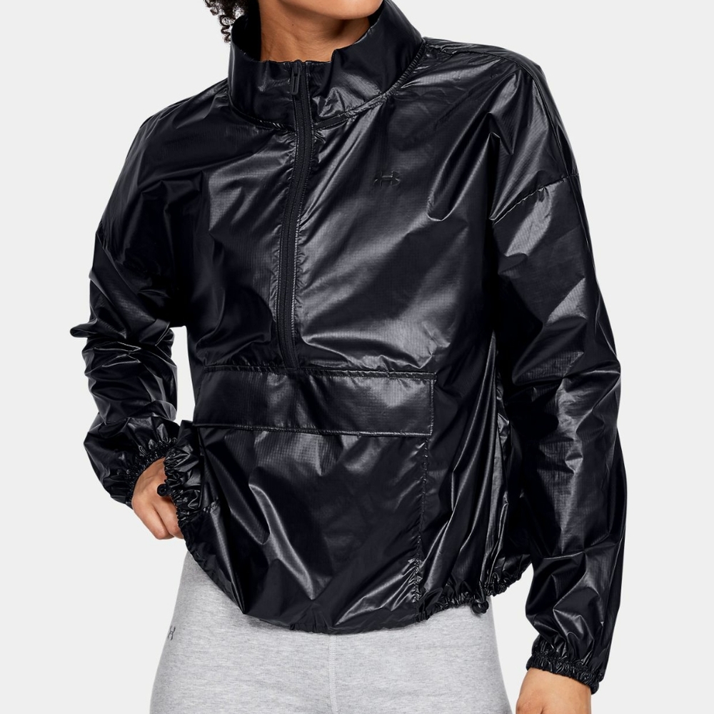UNDER ARMOUR WOMEN'S STORM METALLIC JACKET BLACK